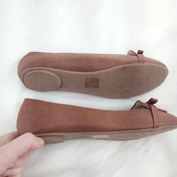 GC Womens Marvel Brown Leather Round Toe Slip On Loafer Shoes Size 8.5 - Picture 5 of 13